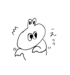 ポーカーフェイスうさおくん（個別スタンプ：8）