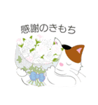 花と猫の感謝のきもち（個別スタンプ：13）