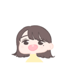 水玉女のスタンプ（個別スタンプ：1）