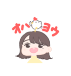 水玉女のスタンプ（個別スタンプ：2）