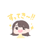 水玉女のスタンプ（個別スタンプ：3）
