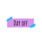 スケジュール＊Day of the week（個別スタンプ：9）