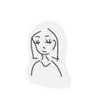 こんな気分女子（個別スタンプ：1）