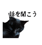 怪傑黒猫おはぎ 参上！（個別スタンプ：7）