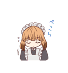 女領主とその女中のスタンプ（個別スタンプ：8）