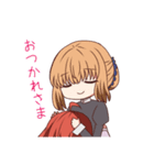 女領主とその女中のスタンプ（個別スタンプ：19）