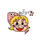かみちゃんの毎日あいさつ、ダジャレ編（個別スタンプ：14）