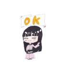 ミニキャラ ん？（個別スタンプ：8）