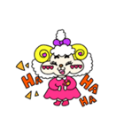 ひつじのサニーちゃんと素敵なお友達（個別スタンプ：3）