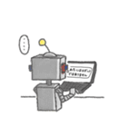 オトボケロボ 2機目〜ふんわり手描き〜（個別スタンプ：32）
