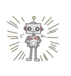 オトボケロボ 2機目〜ふんわり手描き〜（個別スタンプ：34）