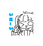 地味女子（個別スタンプ：1）