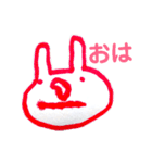 みーちゃんのお絵かき(文字いり)（個別スタンプ：1）