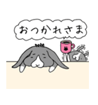 うさぎのよさ〜ハチワレ式〜（個別スタンプ：12）