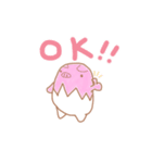 たまごブタちゃんスタンプ version1（個別スタンプ：3）