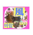 日本語と韓国語と天気（個別スタンプ：6）