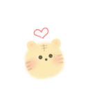 ふわふわなトラさん（個別スタンプ：1）