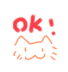 ねこみたいなキャラ（個別スタンプ：8）