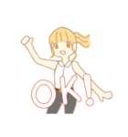何も考えてなさそうなお姉さんスタンプ（個別スタンプ：2）