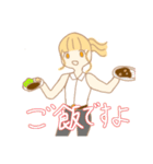 何も考えてなさそうなお姉さんスタンプ（個別スタンプ：10）
