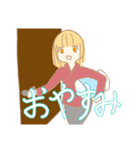 何も考えてなさそうなお姉さんスタンプ（個別スタンプ：12）