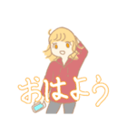 何も考えてなさそうなお姉さんスタンプ（個別スタンプ：13）