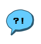 【シンプル】一言吹き出し文字（個別スタンプ：38）