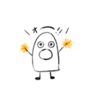 しろいあいつ1（個別スタンプ：7）