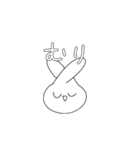 いつもの日常使いうさぎ（個別スタンプ：8）
