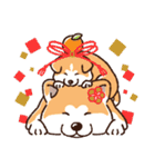 冬のあきたわんこ〈赤毛〉①（個別スタンプ：21）