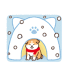 冬のあきたわんこ〈赤毛〉①（個別スタンプ：28）