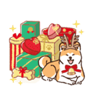 冬のあきたわんこ〈赤毛〉①（個別スタンプ：33）