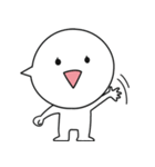 かわいい吹き出しキャラクター（個別スタンプ：4）