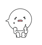 かわいい吹き出しキャラクター（個別スタンプ：5）