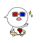かわいい吹き出しキャラクター（個別スタンプ：21）