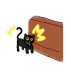 うちに出入りする野良猫たちの毎日（個別スタンプ：9）
