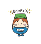 ぷりお君のたまごコロコロスタンプ（個別スタンプ：3）
