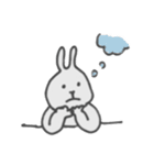 Handwritten Rabbits（個別スタンプ：6）