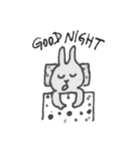Handwritten Rabbits（個別スタンプ：8）