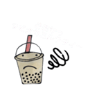 超個性的！タピオカミルクティーのスタンプ（個別スタンプ：38）