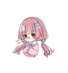 ぱっつんゆるガール（個別スタンプ：7）