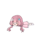 ぱっつんゆるガール（個別スタンプ：8）