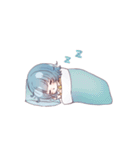 ぱっつんゆるガール（個別スタンプ：10）