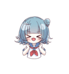 ぱっつんゆるガール（個別スタンプ：14）