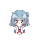 ぱっつんゆるガール（個別スタンプ：15）