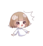 ぱっつんゆるガール（個別スタンプ：18）