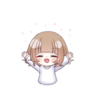 ぱっつんゆるガール（個別スタンプ：19）