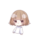 ぱっつんゆるガール（個別スタンプ：24）