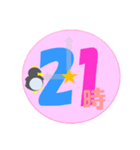 ペン太と時間(1時～24時)（個別スタンプ：21）