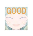 どアップ少女！（個別スタンプ：3）